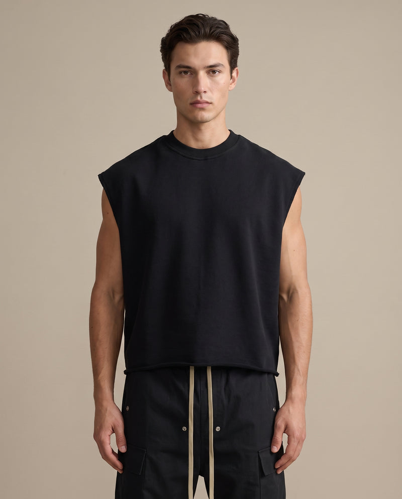 French Terry Boxy Tank Top