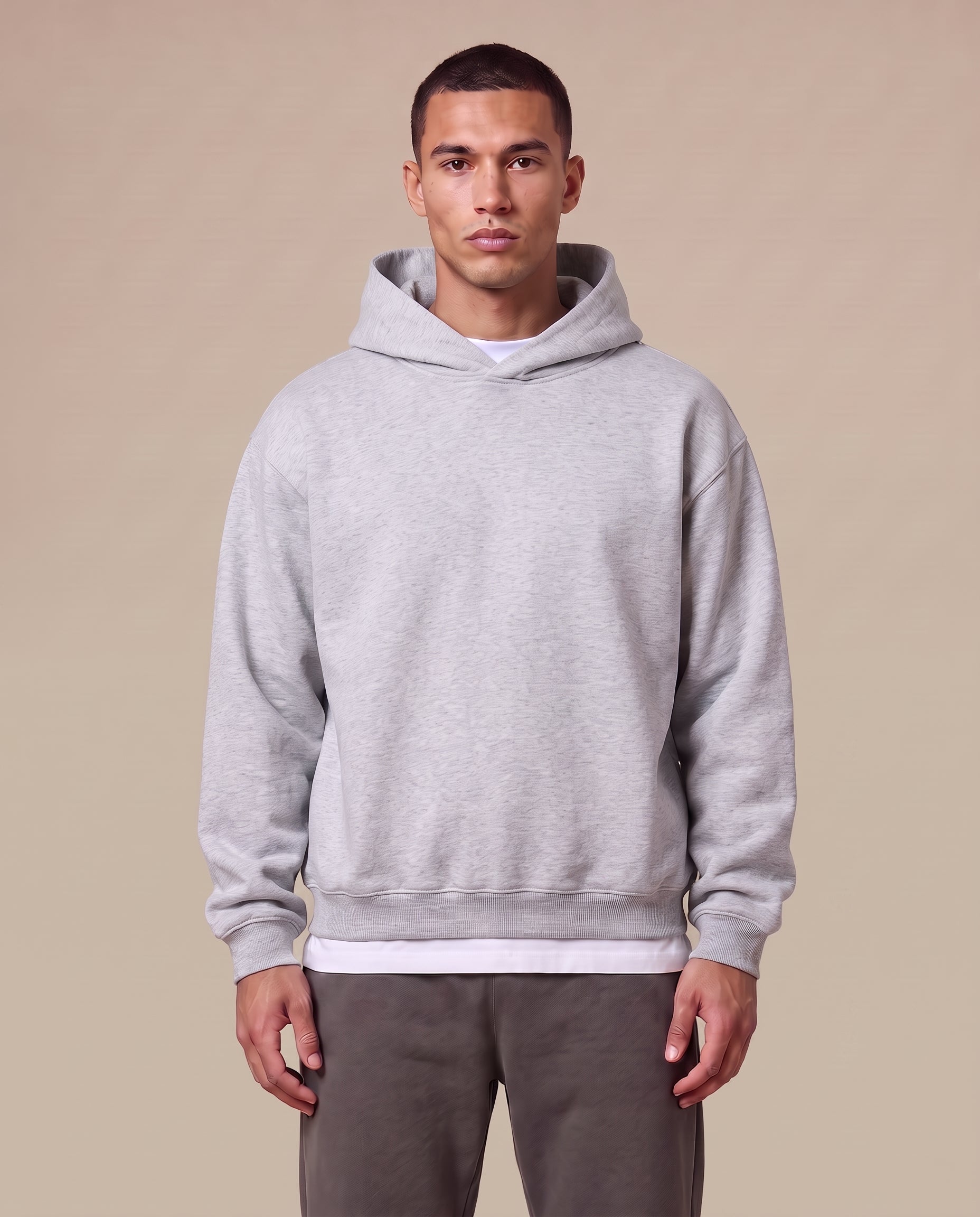 Fleeced Boxy Hoodie