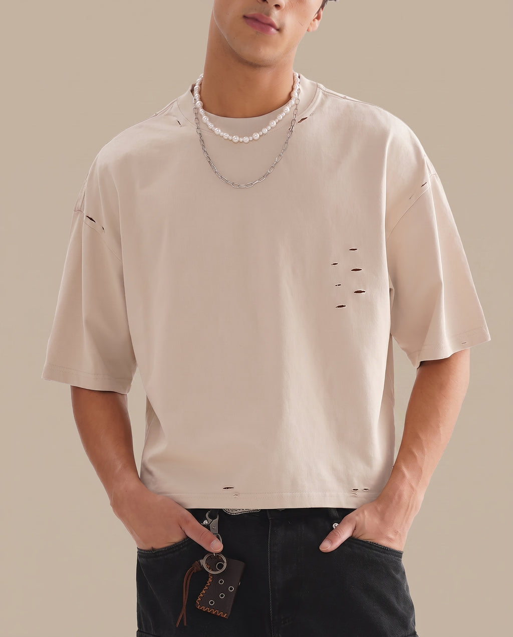 Classic Frayed Boxy Tee