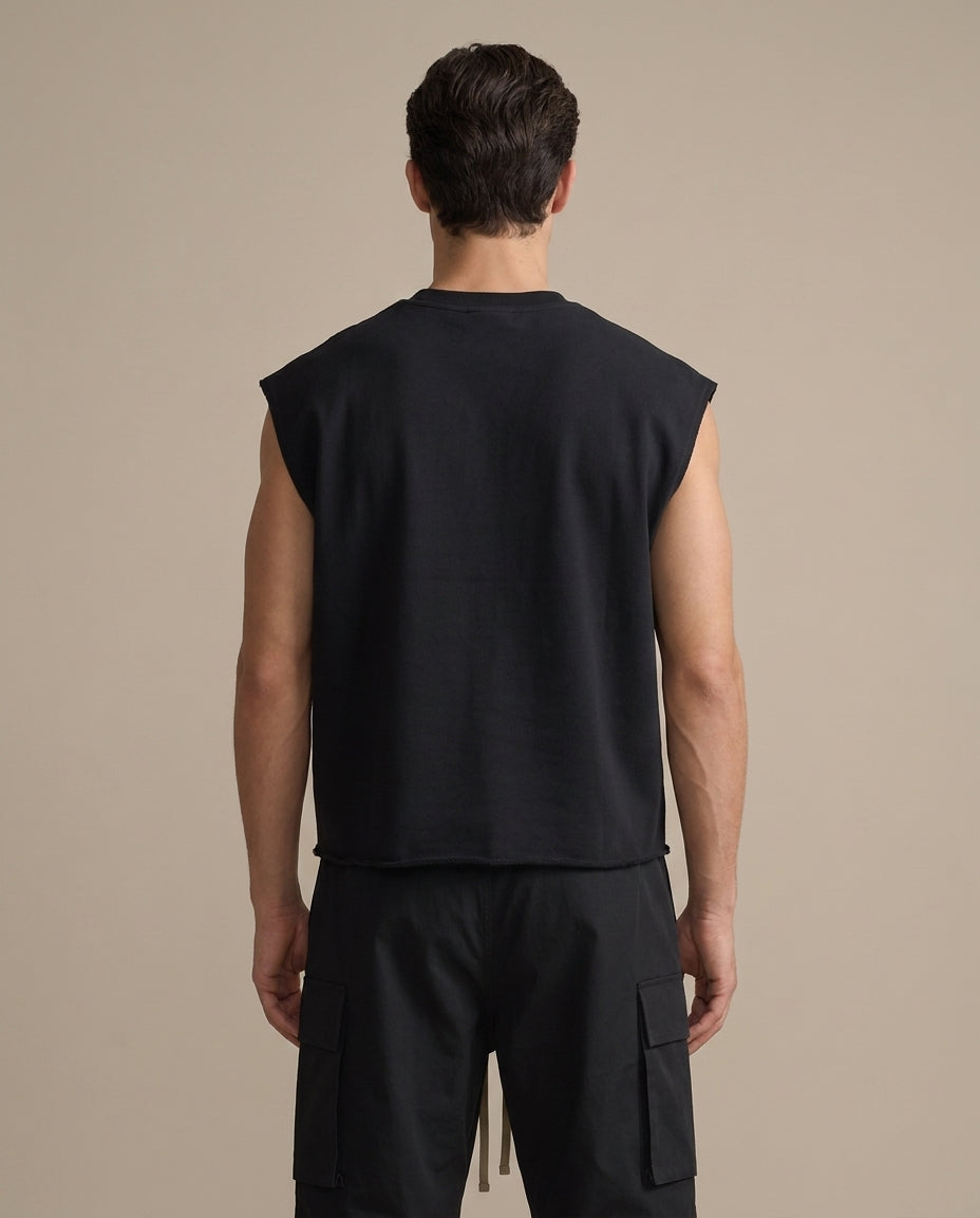 French Terry Boxy Tank Top